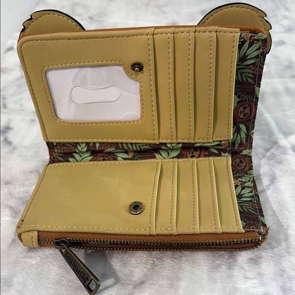 Loungefly Star Wars Wicket Ewok Cosplay Flap Wallet NWOT - Picture 10 of 12